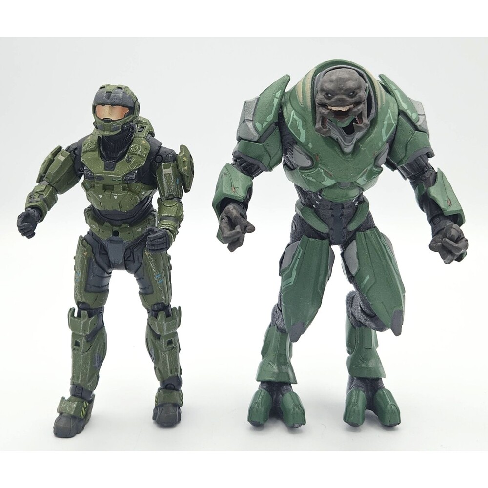 Halo McFarlane Master Chief  Halo 4 Elite Ranger Action Figure Lot of 2